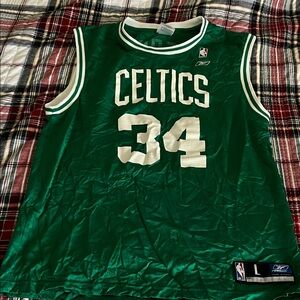 Green Celtics Basketball Jersey.